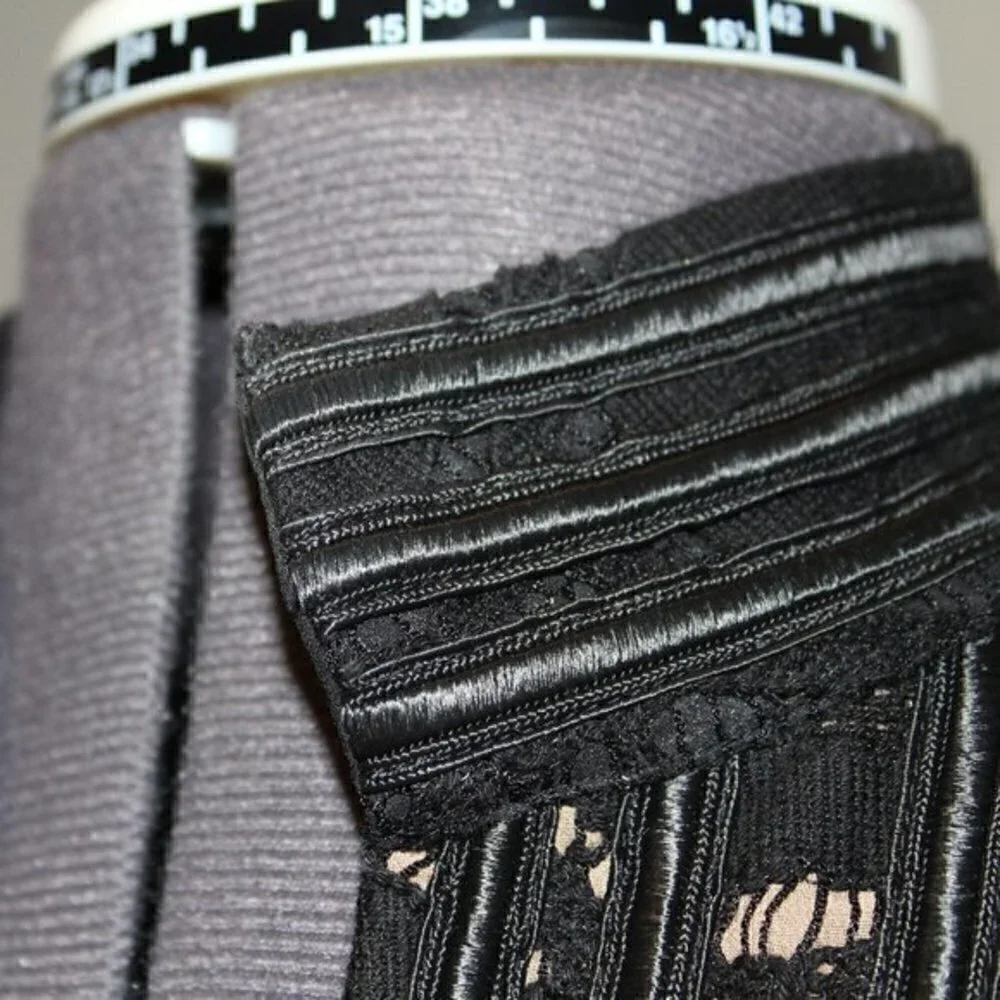 Tory Burch top size 2 Top Black lace unique top